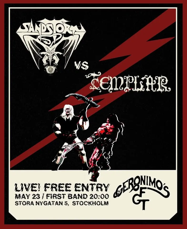 Templar + Sandstorm LIVE at Geronimos FGT