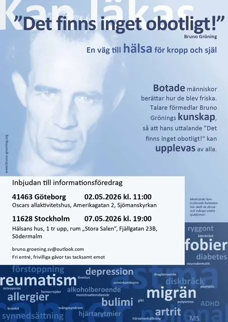 En väg till hälsa för kropp och själ, genom Bruno Grönings lära