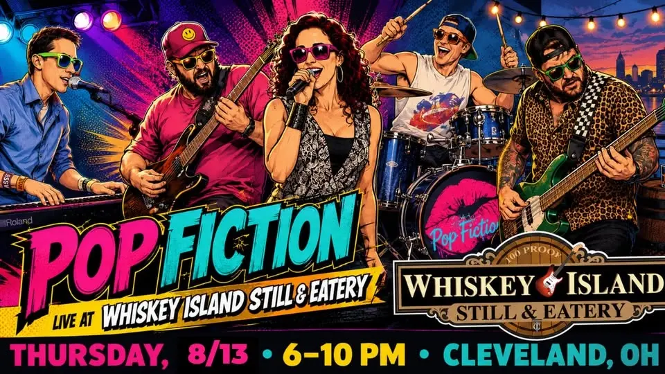 Pop Fiction LIVE at Whiskey Island in Cleveland, OH