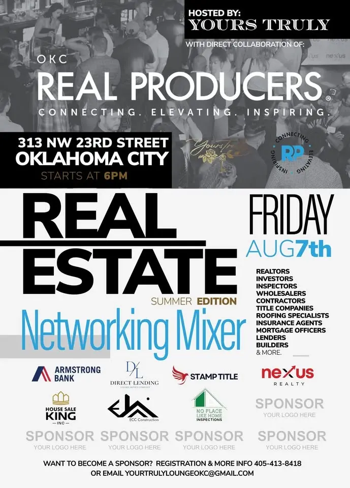 REAL ESTATE NETWORKING MIXER | Summer Edition at Yours Truly