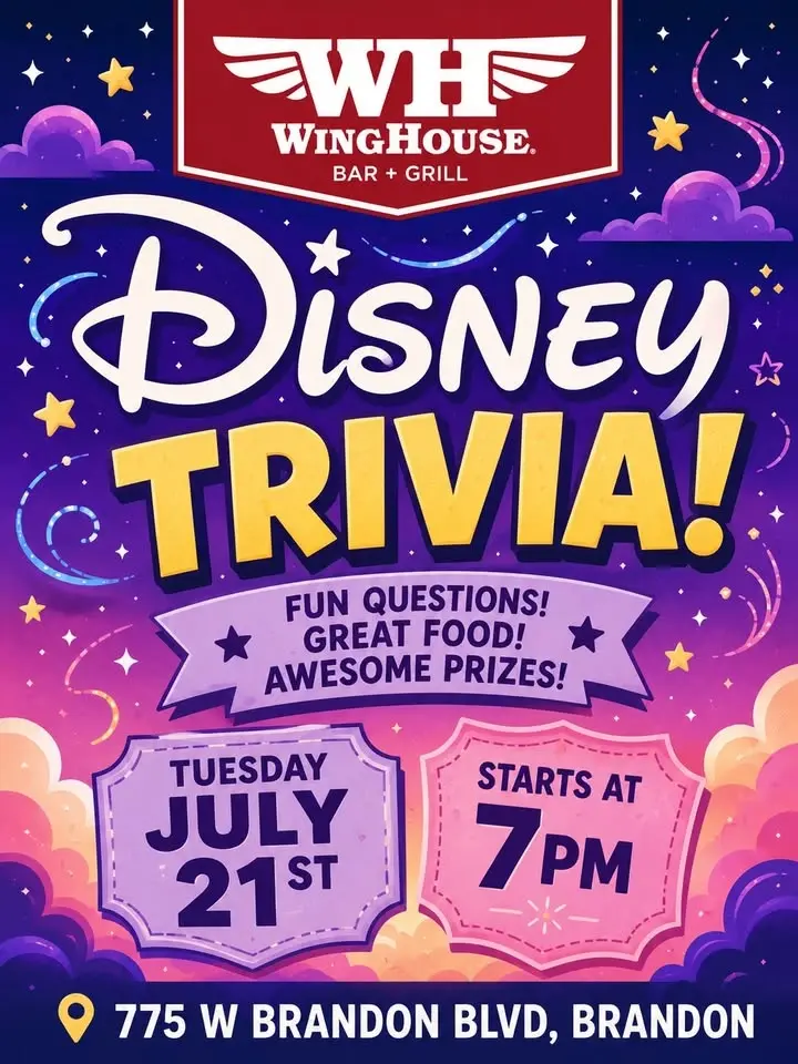 Disney Trivia @ Winghouse Brandon