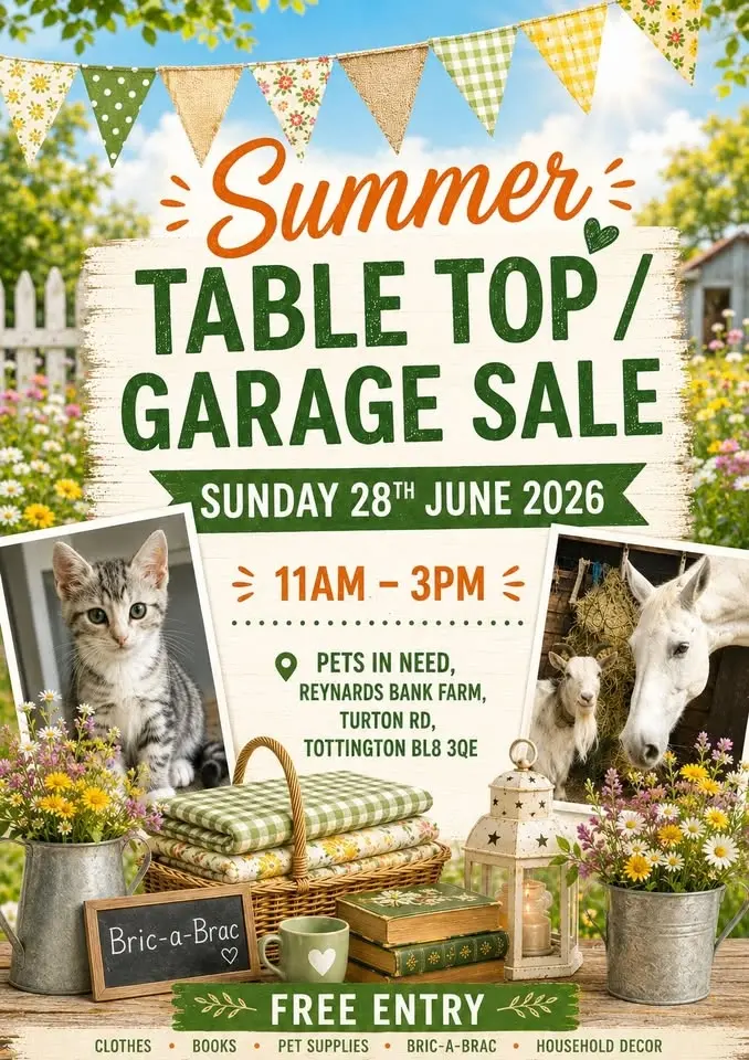Table top / garage sale
