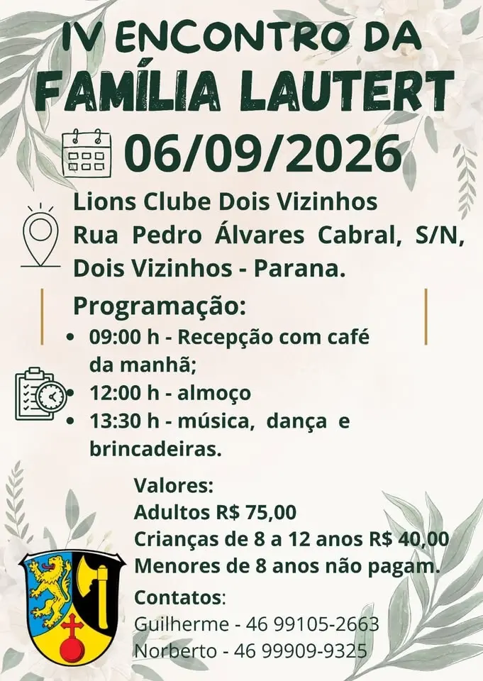 4° Encontro da Família Lautert 