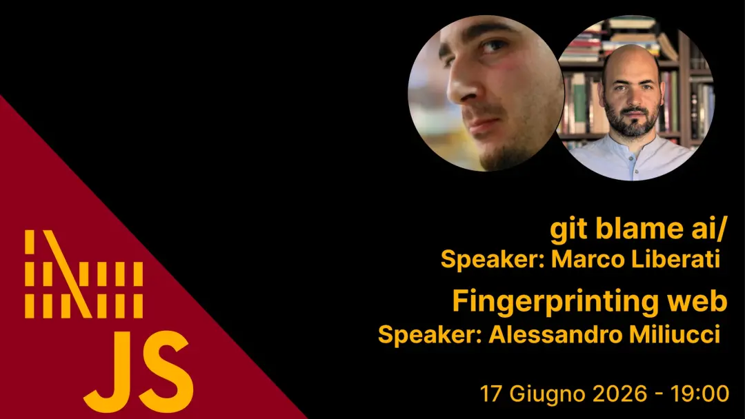 Doppio talk per il Meetup di Giugno | RomaJS
