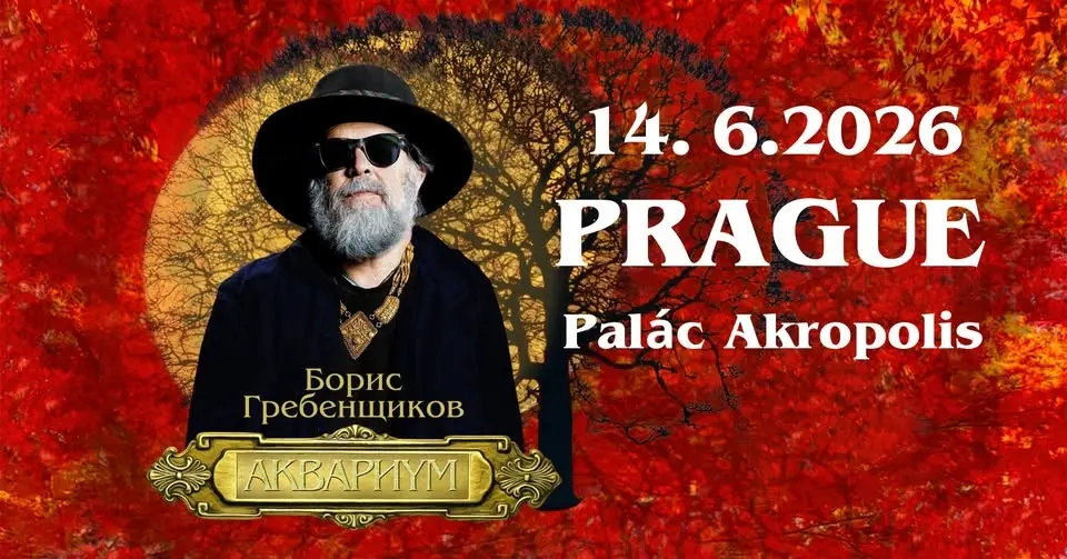 Boris Grebenshikov a Akvárium v Praze