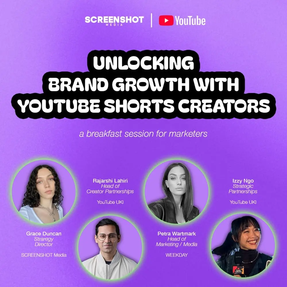Unlocking brand growth with YouTube Shorts creators: a breakfast session for marketers