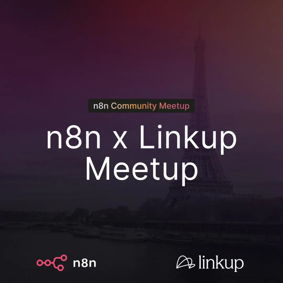 n8n Paris: n8n x Linkup