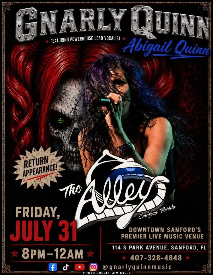 Gnarly Quinn Returns to The Alley in Sanford!