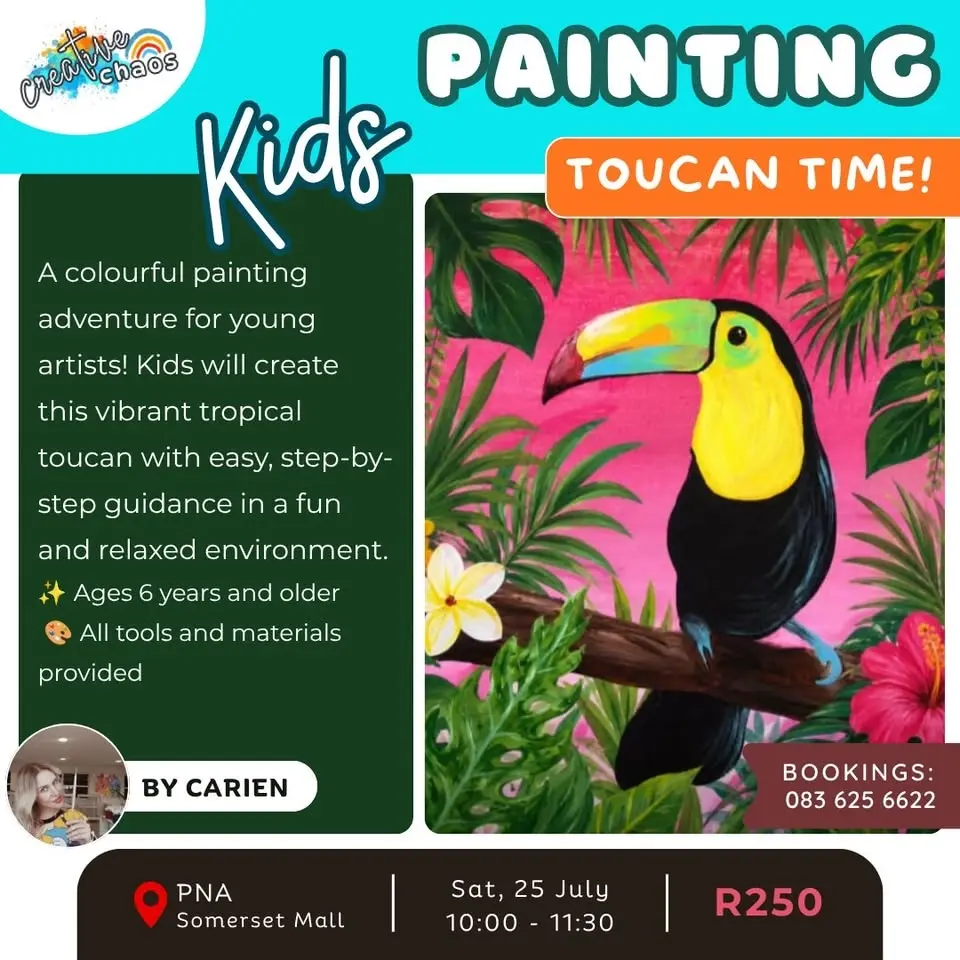 🎨 Kids Painting Session: Toucan Time
