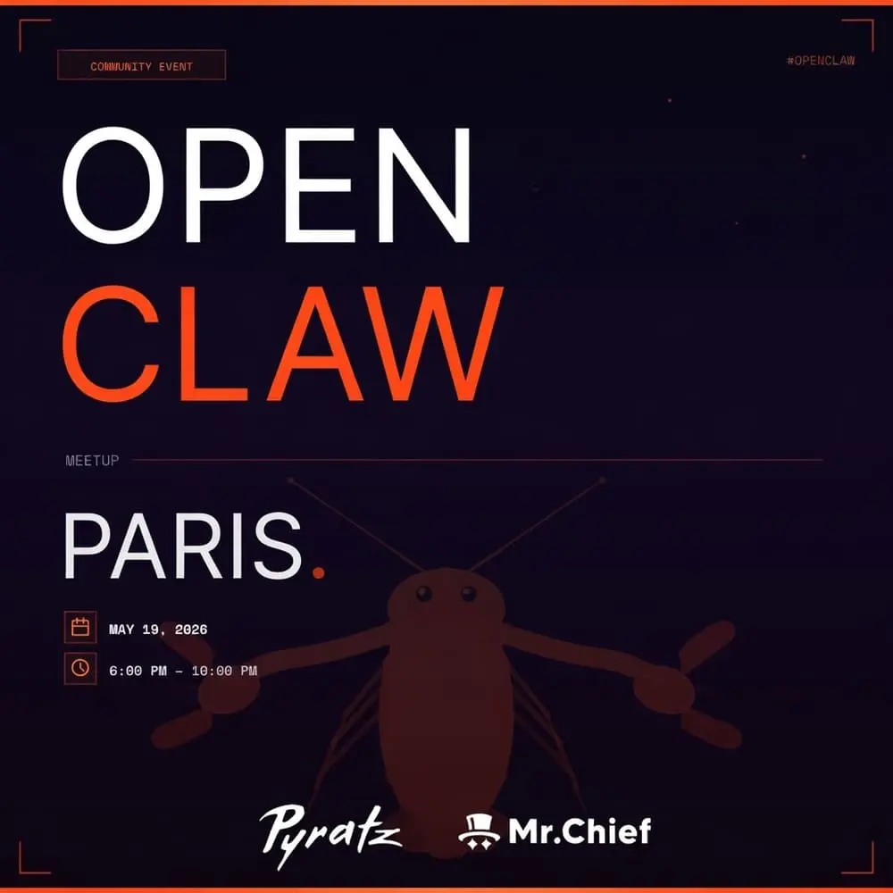 OpenClaw Meetup Paris đŠ May Edition