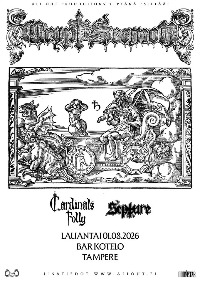 Crypt Sermon (USA) W/ Cardinals Folly & Septure | Bar Kotelo