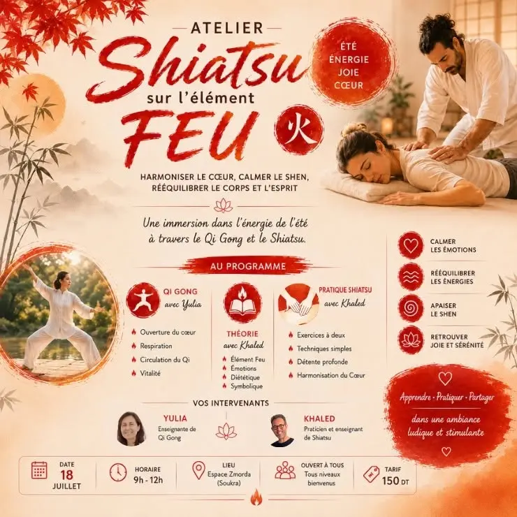 ☀️ L'Énergie de l'Été – Atelier de Shiatsu & Qi Gong