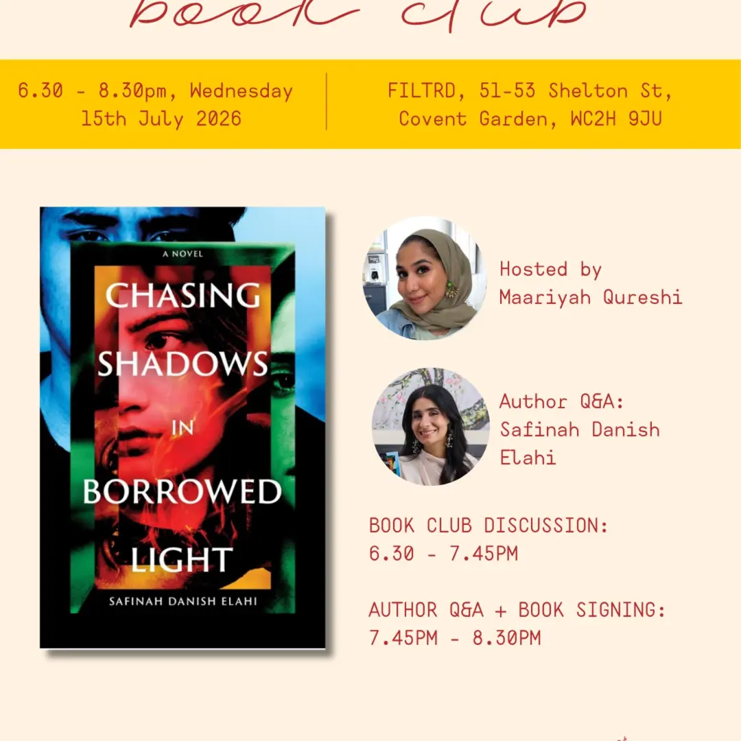 BOOK CLUB: Chasing Shadows in Borrowed Light by Safinah Danish Elahi