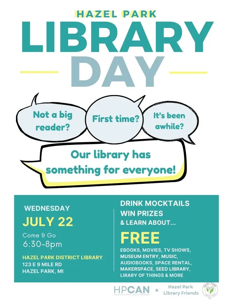 Hazel Park Library Day