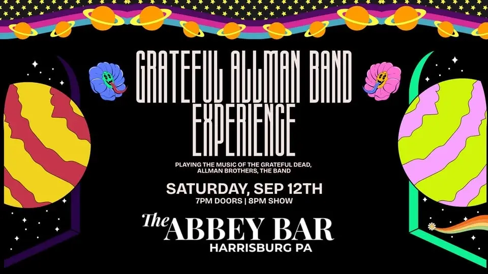 Grateful Allman Band Experience | The Abbey Bar | Harrisburg PA