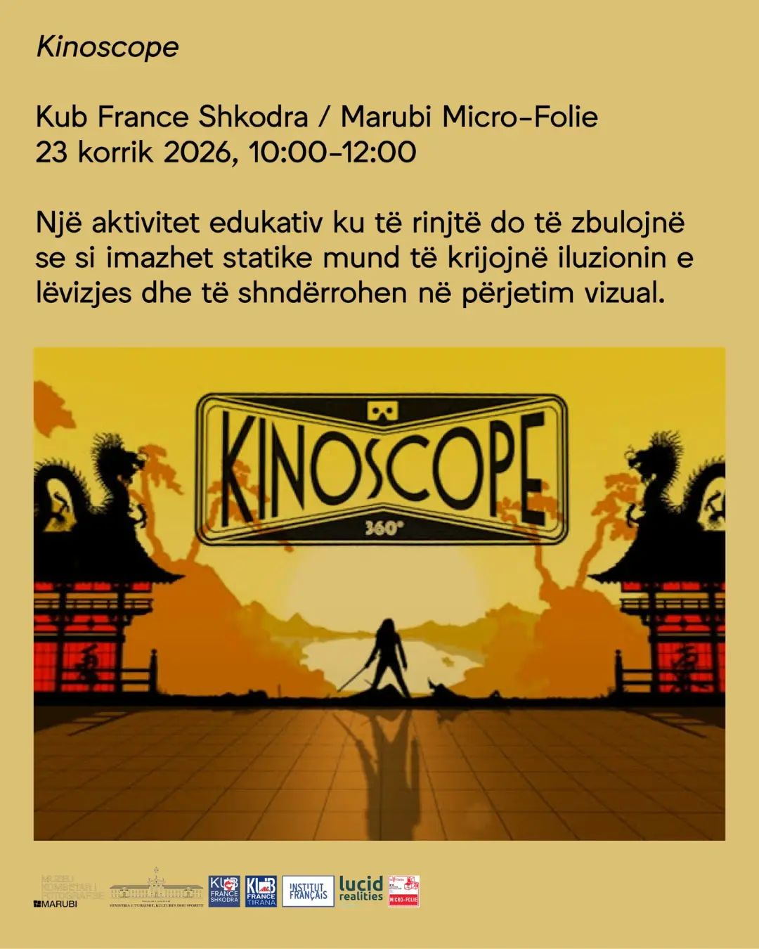 “VR experience | Marubi Micro-Folie: Kinoscope”