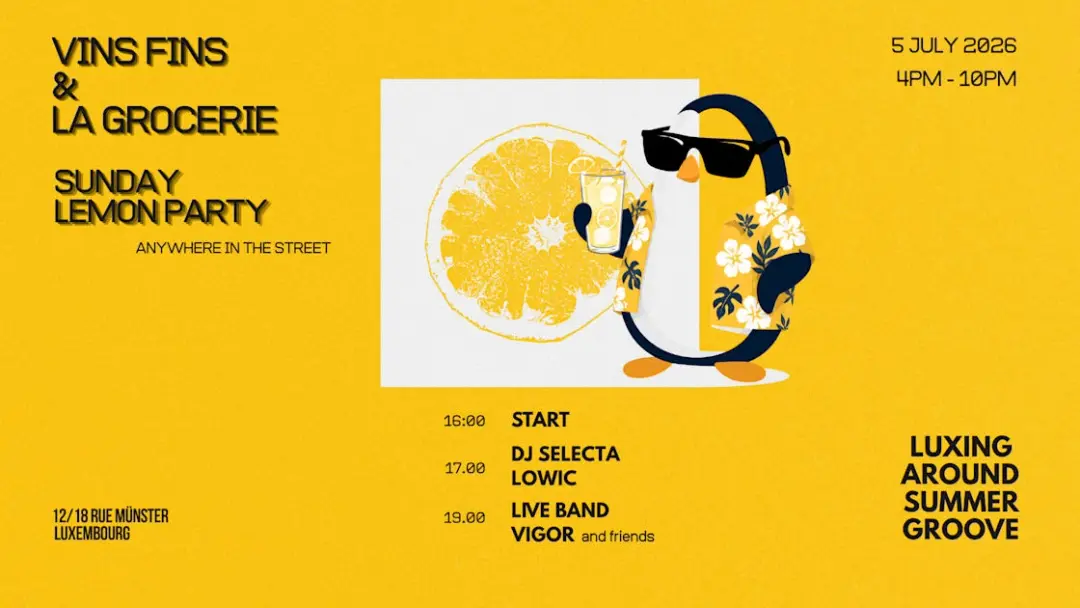 Sunday Lemon Party By Luxing Around - Vins & La Grocerie