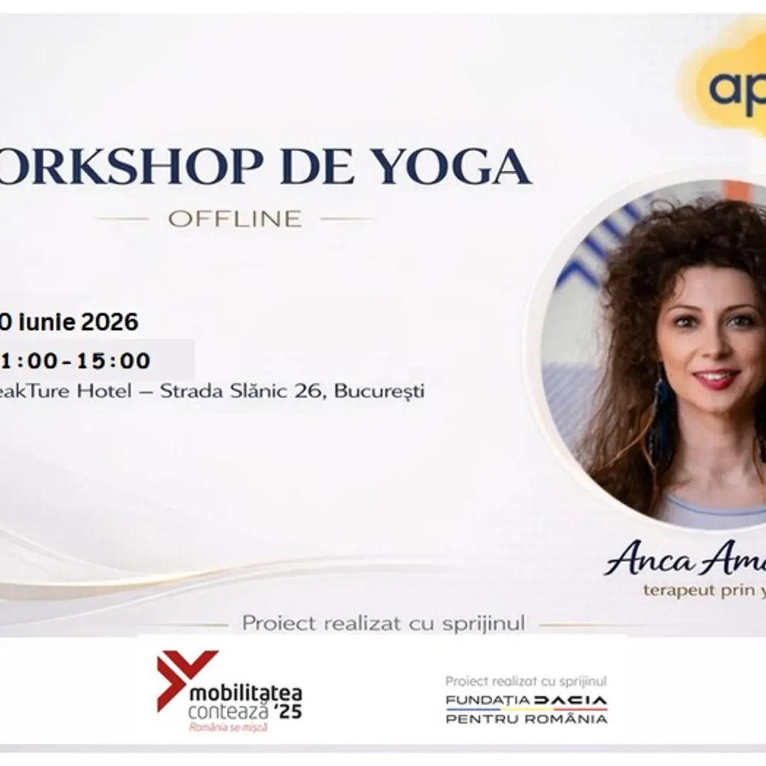 Workshop de yoga pentru persoane cu scleroză multiplă