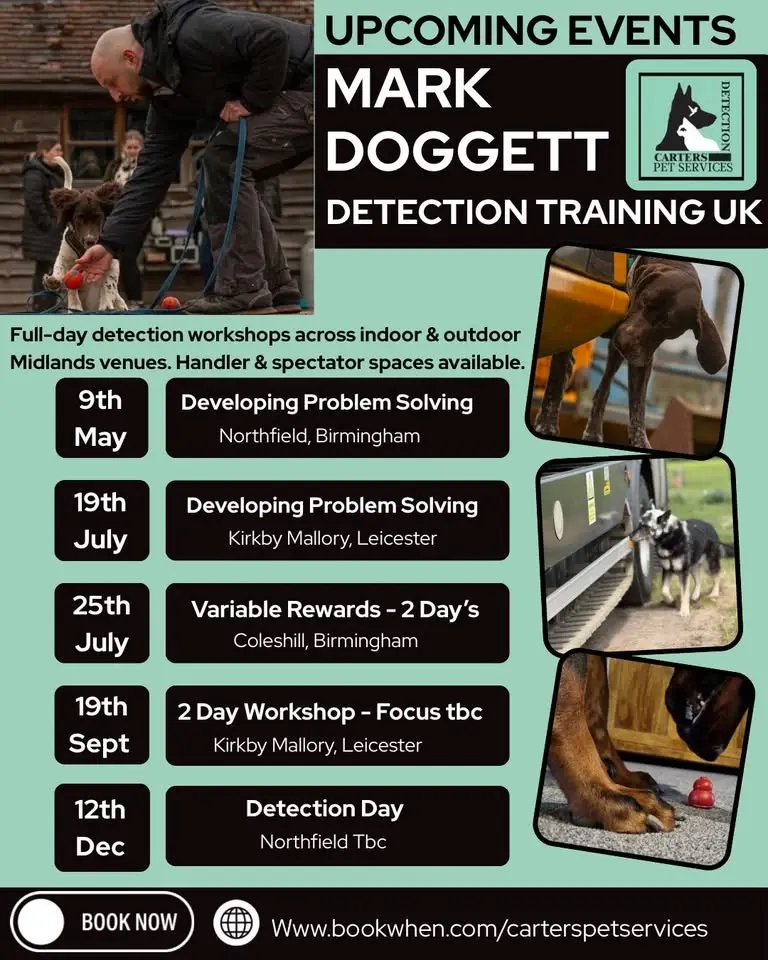 Mark Doggett Detection Training UK - Leicester, LE9