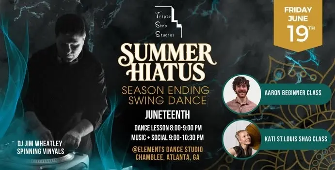 last Friday Night Swing Dance Lesson & Social dance before summer hiatus