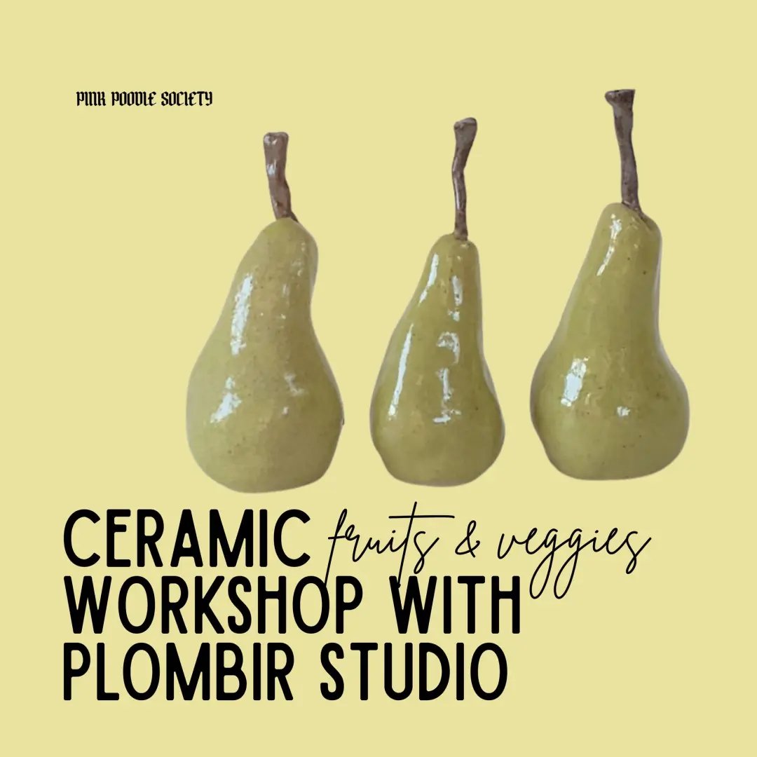 BRUSSELS | Ceramics Workshop with Studo Plombir: Fruits & Veggies