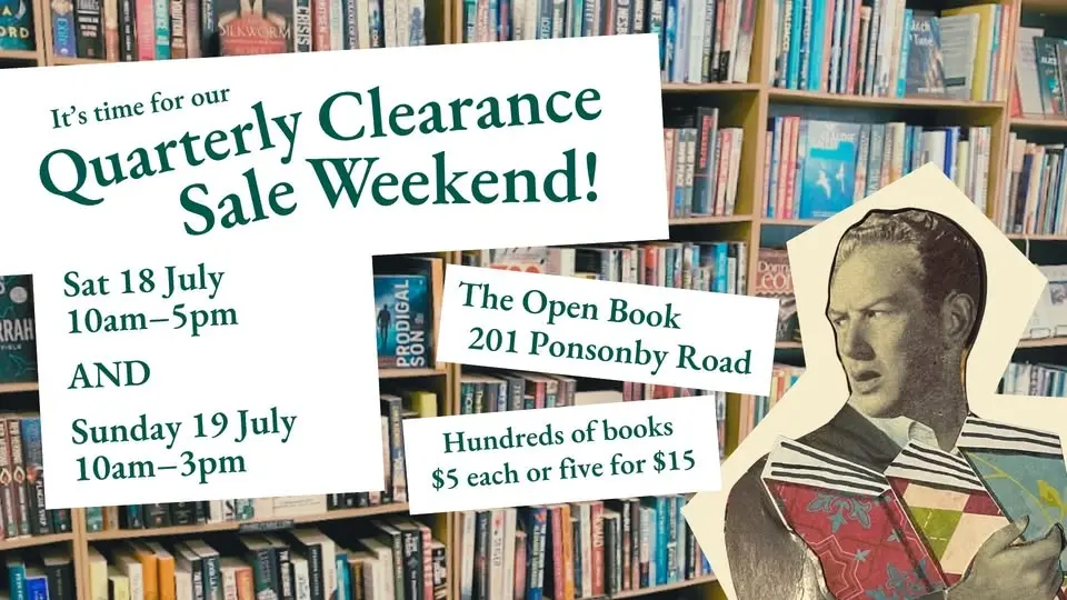 The Open Book Clearance Sale Weekend