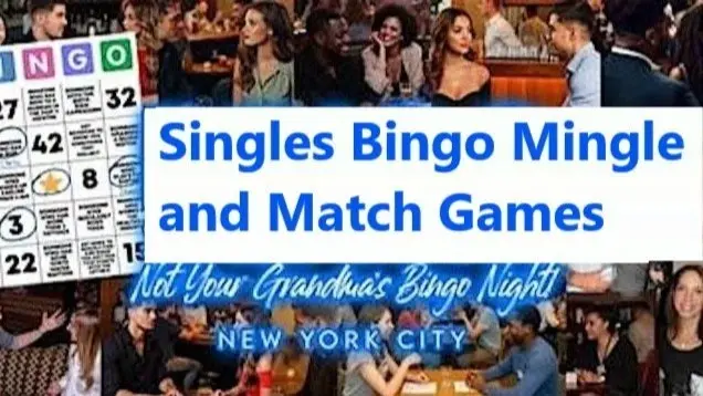 Singles Bingo Mingle and Match Games