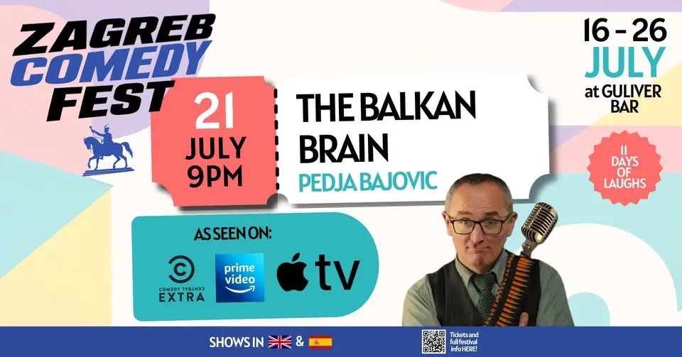 Zagreb Comedy Fest: The Balkan Brain - Pedja Bajovic