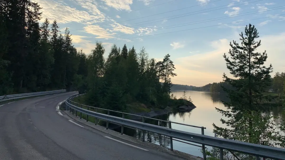 Early ride to Baerums Verk