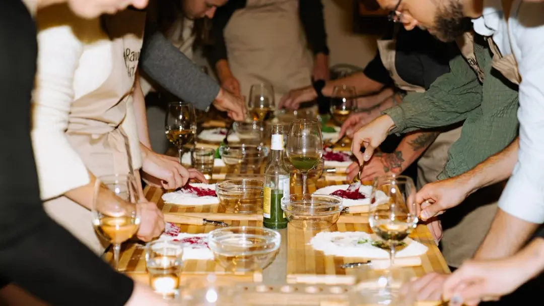 Ravioli workshop & wine