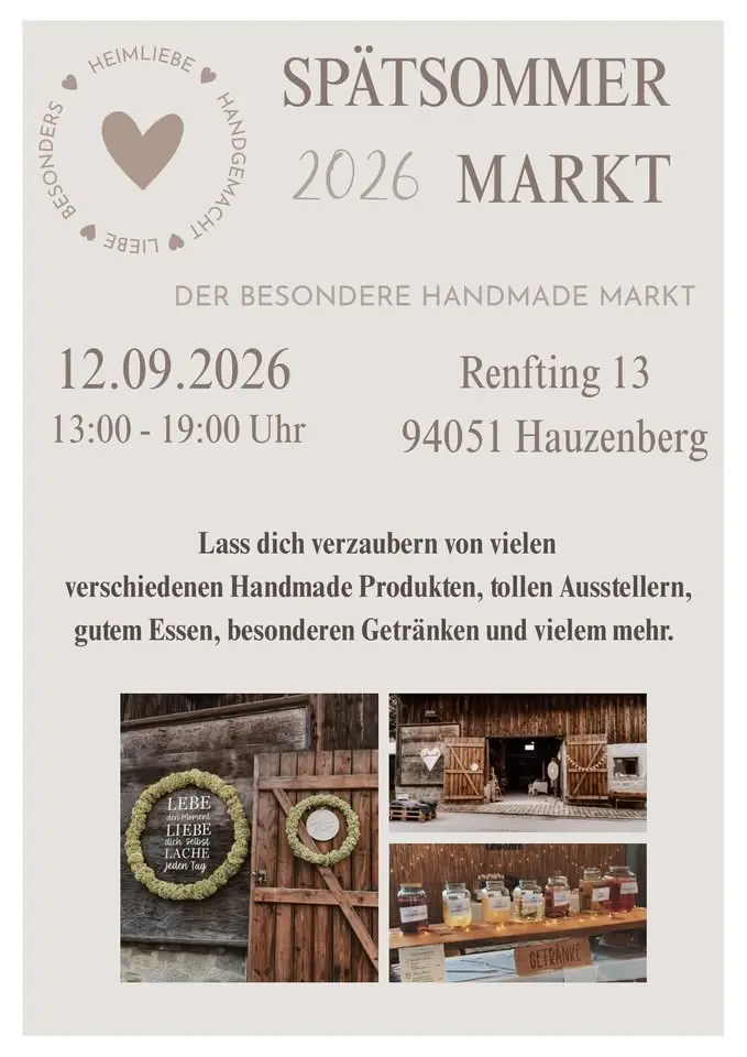 Spätsommer Markt 2026