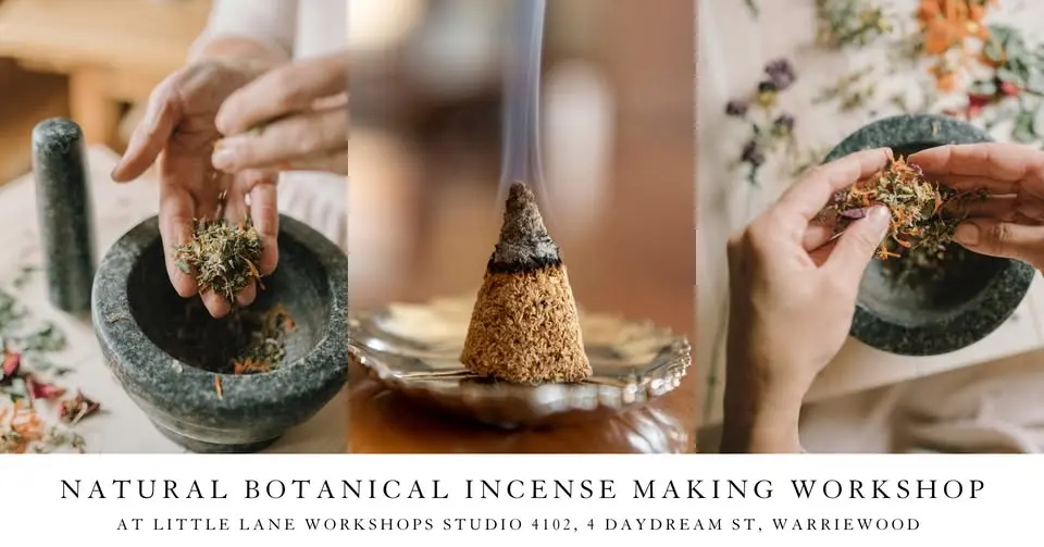Natural Botanical Incense Making Workshop