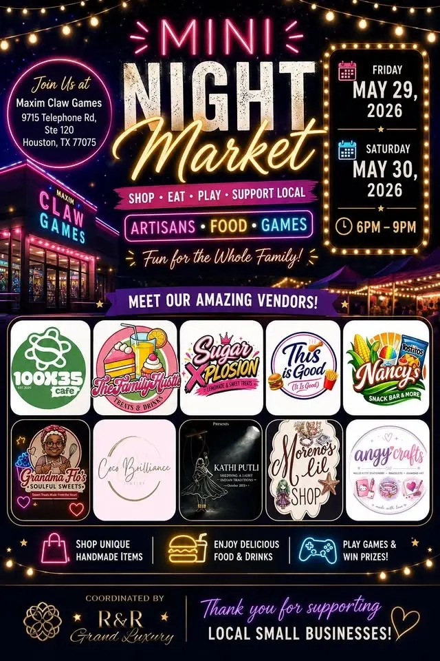 Mini Night Market at Maxim Tokyo Claw Games