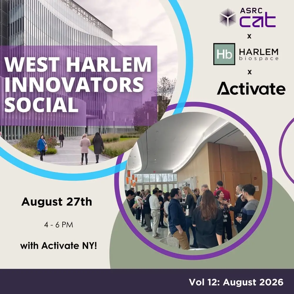 ASRC CAT x HB x Activate NY August Innovators Social