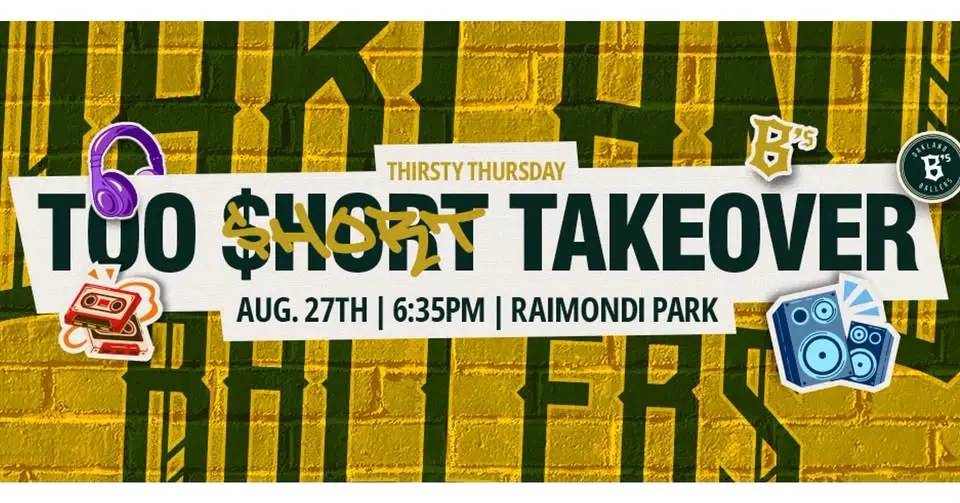 Oakland Ballers vs. Missoula PaddleHeads (Too $hort Takeover)