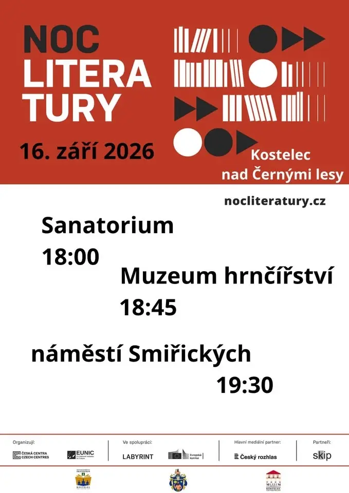 Noc literatury v Kostelci nad Černými lesy