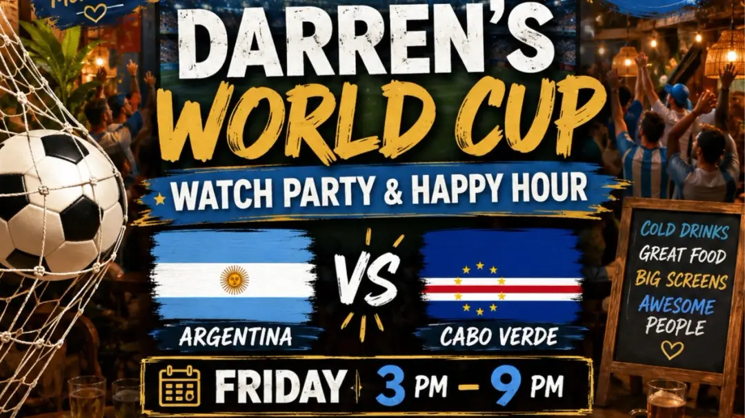 World Cup Watch Party + Happy Hour: Argentina vs Cabo Verde (Pasadena)
