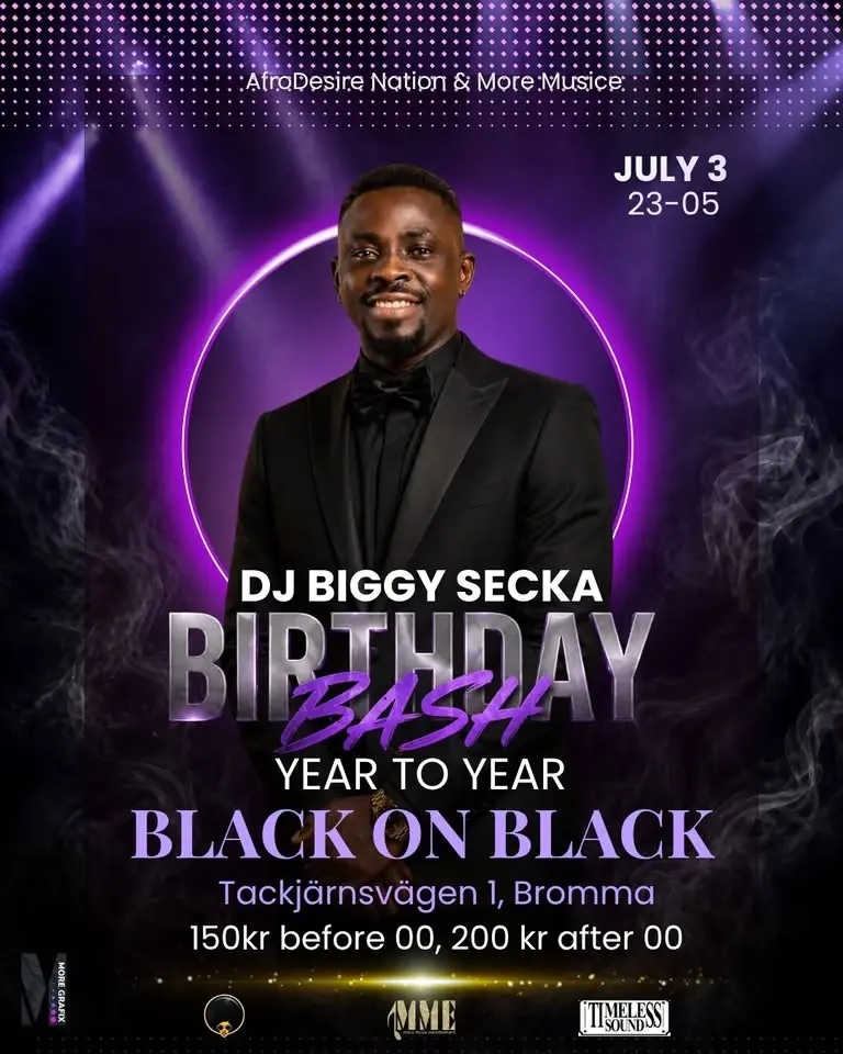 DJ BIGGY SECKA’S LEGENDARISKA BIRTHDAY BASH