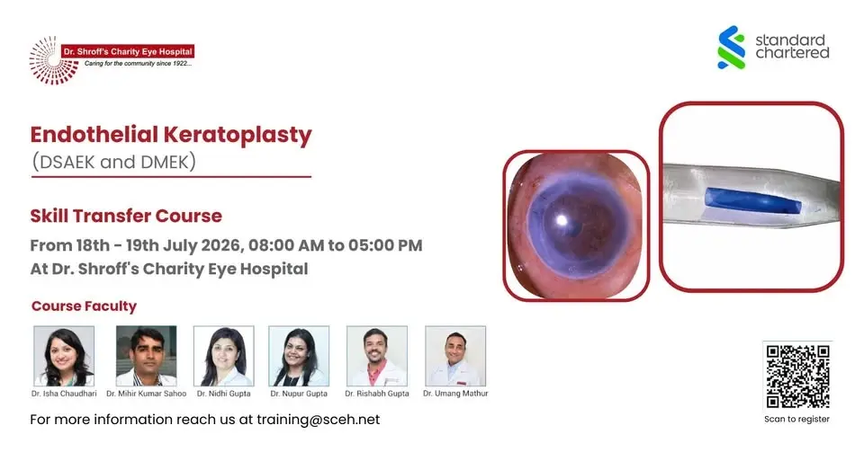 Endothelial Keratoplasty (DSAEK and DMEK) - Skill Transfer Course