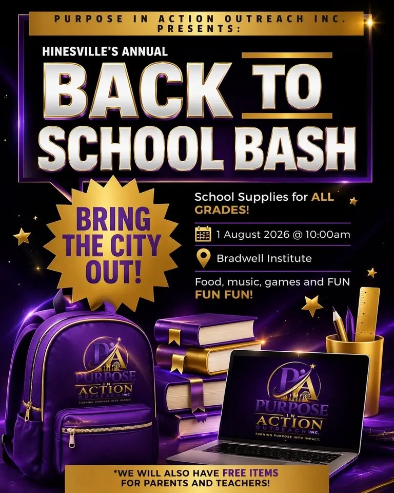 Hinesville’s Annual Back to School Bash