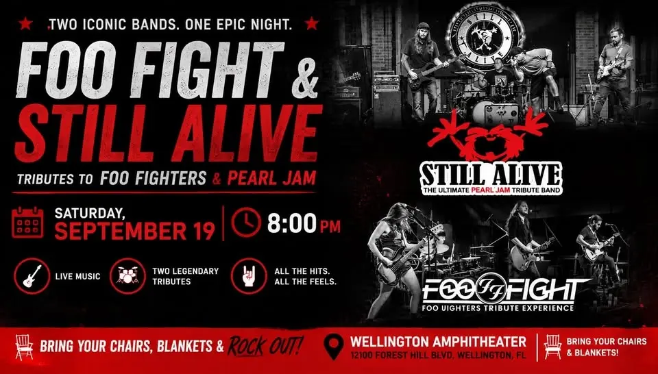 Fall Concert Series- Foo Fight & Still Alive | Tributes to Foo Fighters & Pearl Jam