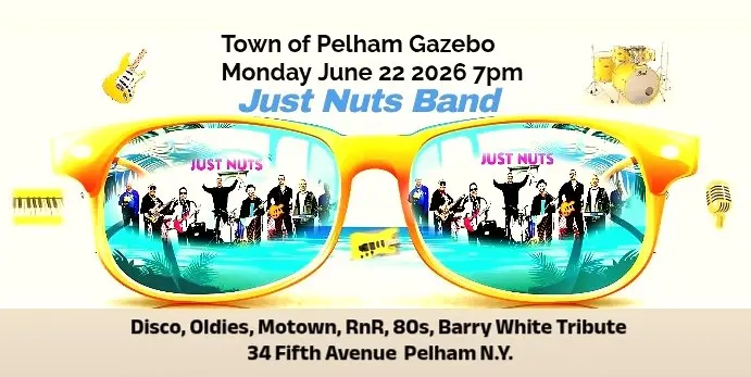 Just Nuts Band at Town of Pelham Gazebo Monday June 22 7pm