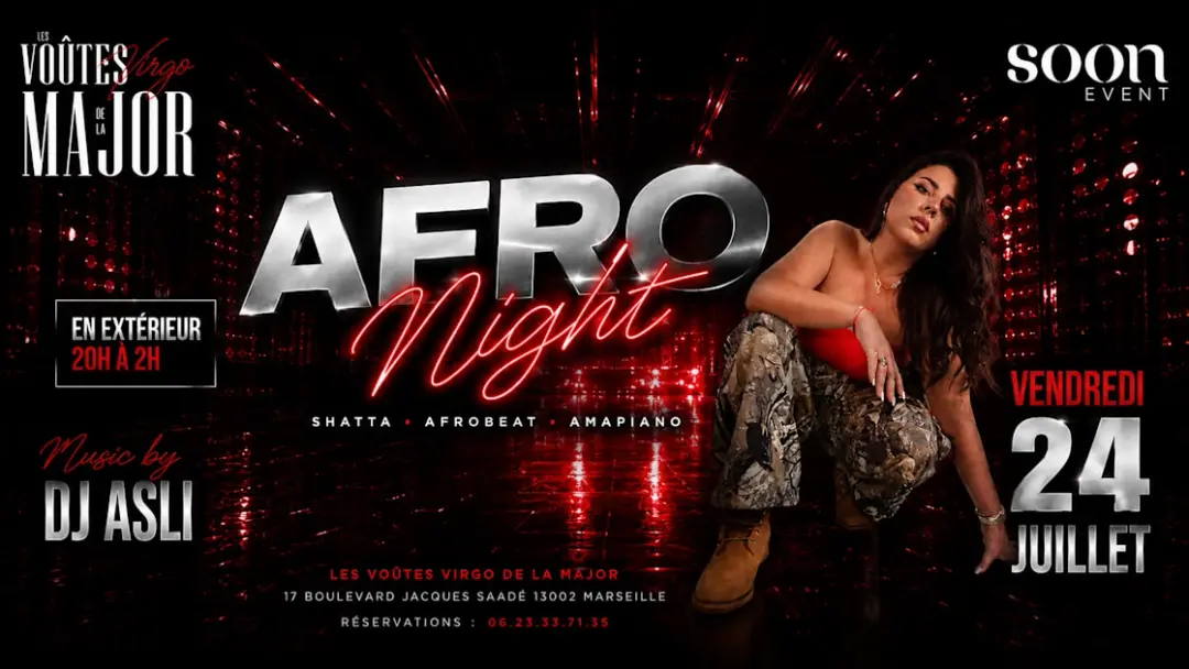 Afro Night - Dj Asli - Entrée Gratuite
