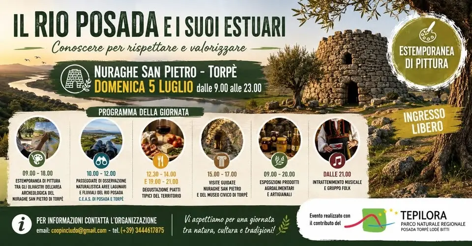 VIVI IL PARCO DI TEPILORA: AMBIENTE, ARTE, CULTURA, MUSICA E BUON CIBO