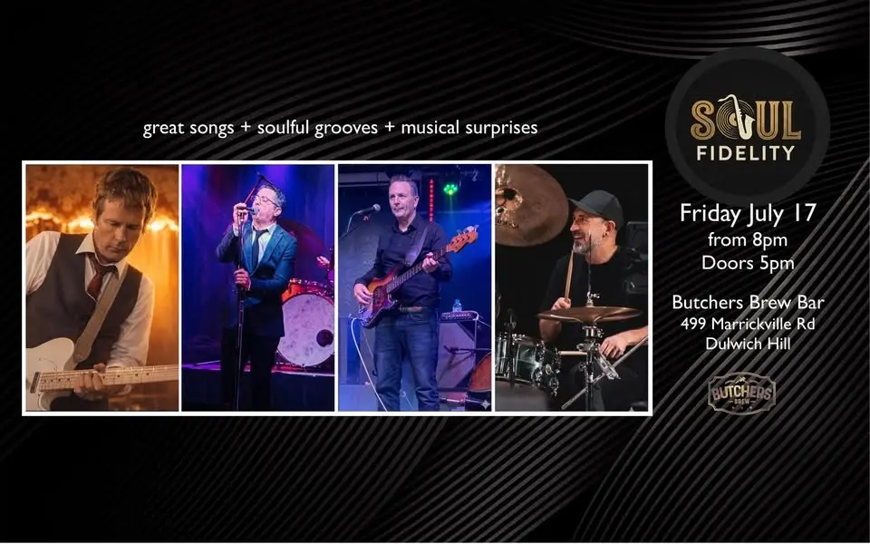 SOUL FIDELITY - LIVE AT BUTCHERS BREW BAR!!