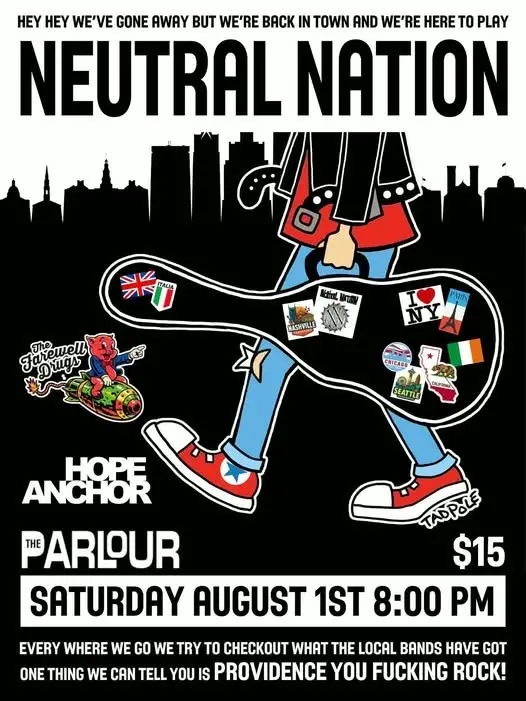 Neutral Nation, The Farewell Drugs, and Hope Anchor at the Parlour