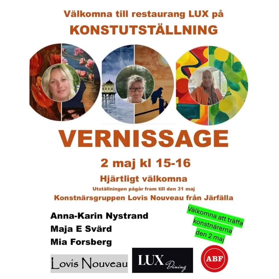 Vernissage med Lovis Nouveau hos oss på LUX! 🎨👩‍🎨
