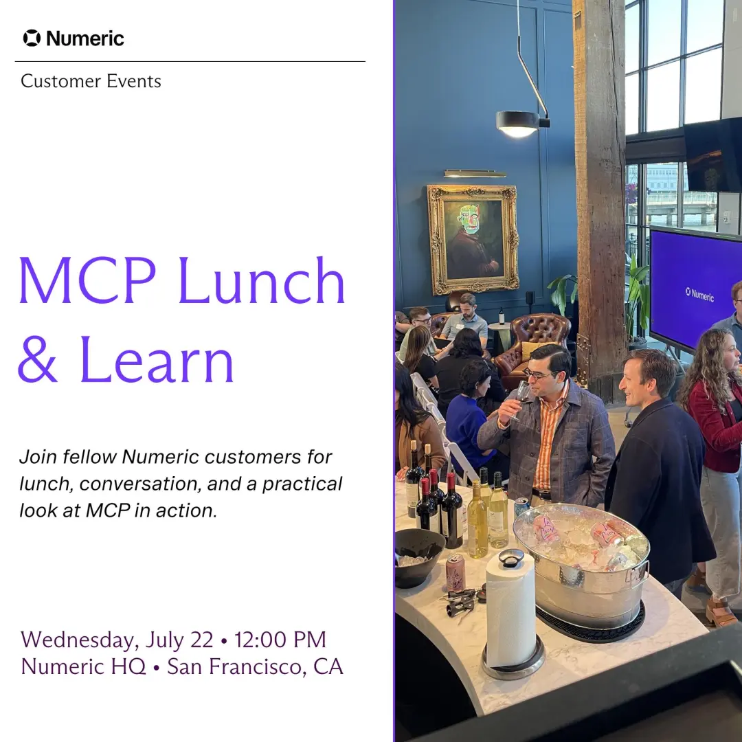 SF Customer Lunch & Learn: Numeric MCP