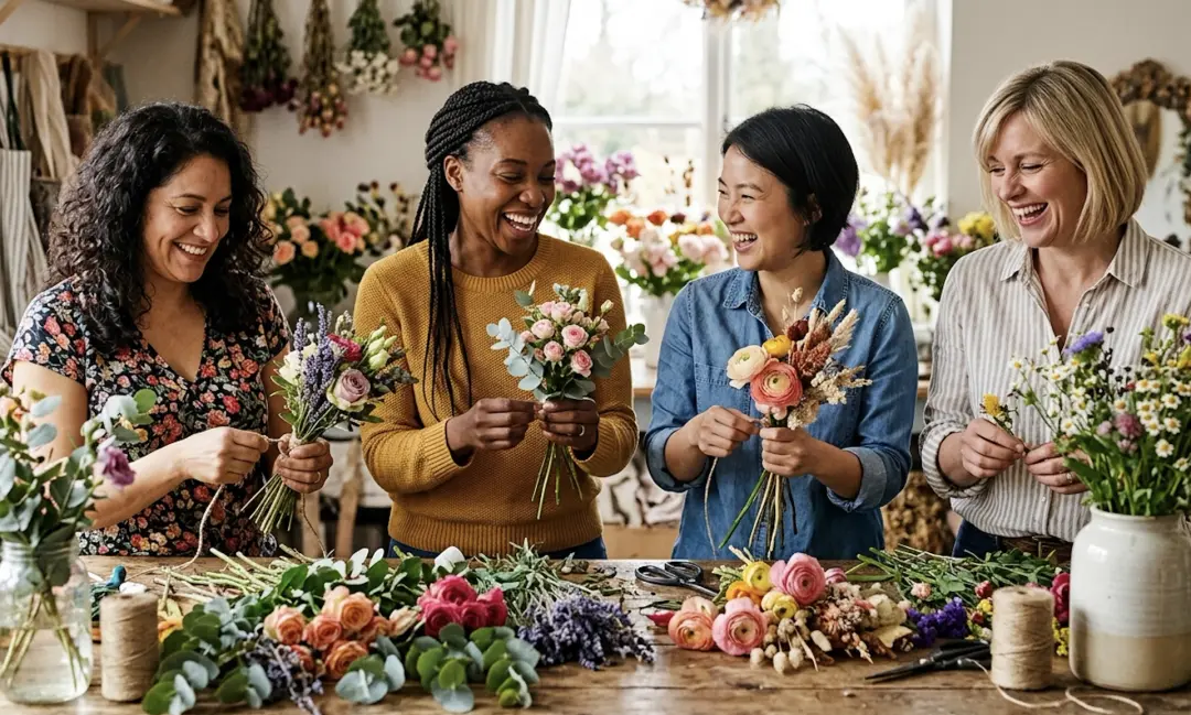 (Free) Dallas-area women's 35+ meetup, Mini Bouquet Making