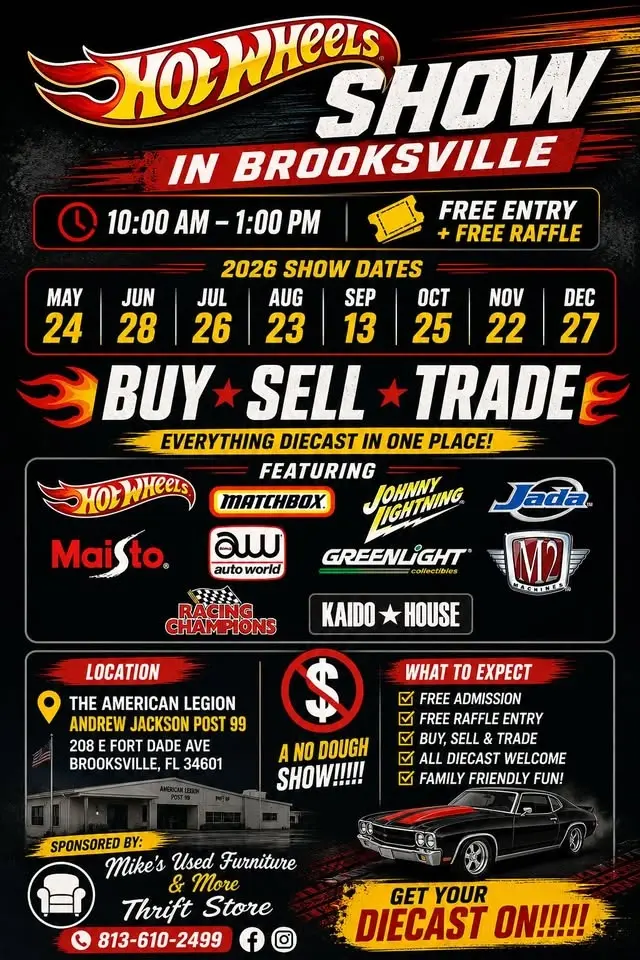 Hotwheels show in Brooksville 